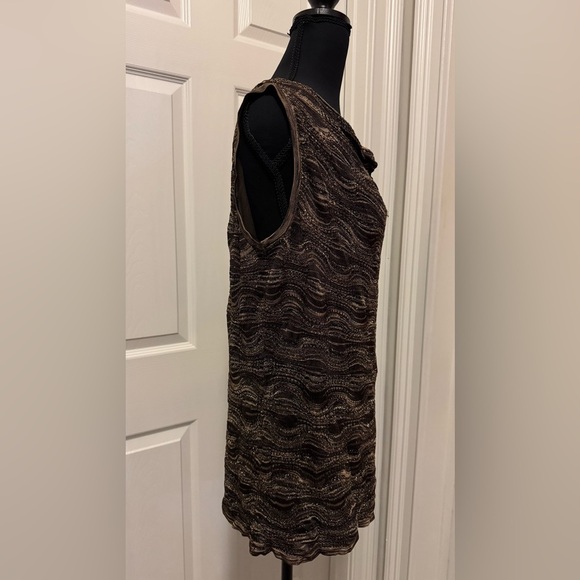 Jones New York Brown Sleeveless Sweater - Picture 5 of 9